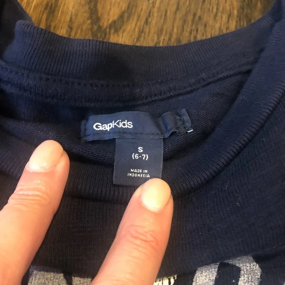 Gap Jersey crew style dress small 6/7
